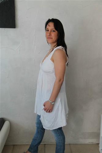 dress robe tunique coton viscose HIGH USE taille L NEUVE ÉTIQUETTE val. 380€ - Picture 2 of 4