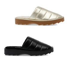 Women Steve Madden Chex Puffer Slipper Shoes Indoor Outdoor Fleece Line Slip On