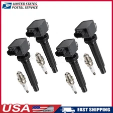 4pcs ignition coils & Spark Plugs UF562 2756 for 2006-2008 Suzuki Grand Vitara