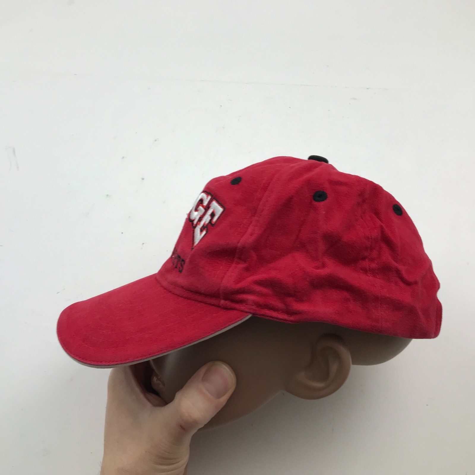 Dodge Hat Cap Strapback Red Black Adjustable Embr… - image 7