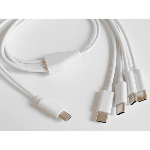 50cm Type C 1 To 4 Charging Cable Usb C Cord Extension For Mobile Phones - Picture 4 of 10