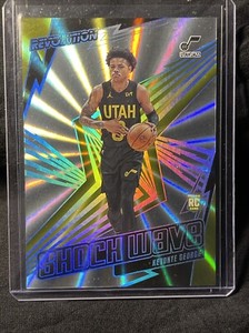 2023-24 Panini Revolution Shockwave  Sunburst Keyonte George RC /75
