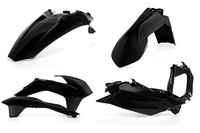 Acerbis Set Plastics Schwarz Ktm Exc 125 2014 2015 2016 0017203.090
