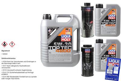 7L LIQUI MOLY Top Tec 4200 5W-30 Motoröl MotorProtect MotorClean Reiniger