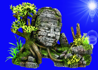Aquarium Deko   ANGKOR WAT   PFLANZEN   Wurzel Höhle Dekoration Asien Zubehör