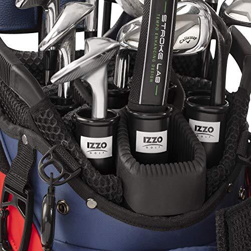 Golf Bag Tubes Inserts 1.5 Inches 14pieces Black Hard Golf Bag Club