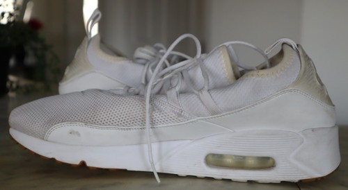 NIKE Air Max mens lace up white running shoes size 10 - Picture 8 of 12