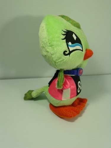 Littlest Pet Shop LPS Plush Green Bird Plush Animal 8 in Hasbro - Picture 2 of 6