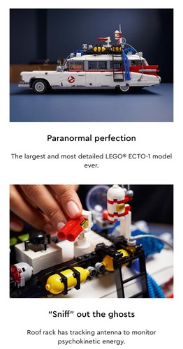 Lego Ghostbusters ECTO-1/ 18+/ 10274 Building Kit/ 2352 Pcs brand new sealed - Picture 7 of 13