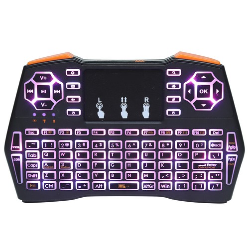 I8 Plus Led Backlit Version 2.4Ghz Mini Wireless Qwerty Keyboard With Touchp IDS - Picture 8 of 12