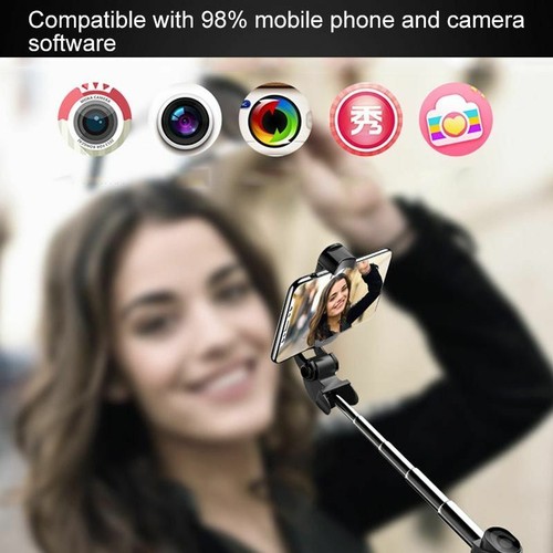 Phone Photo Selfie Stick Extendable Bluetooth Remote Tripod Shutter Wireless - Picture 10 of 19