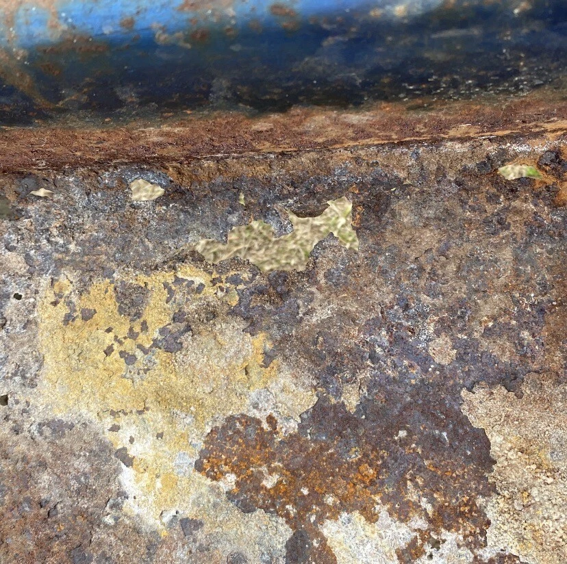 Raro Vintage Antiguo Western Flyer Champ Azul Metal Tirador Vagón Años 50 Original Foto 3 de 4