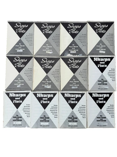 Sheet Music and Instruction Books Sharps and Flats Lot of 12