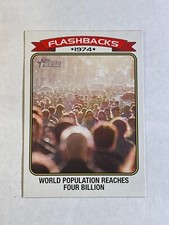 2023 Topps Heritage - News Flashbacks #NF-2 World Population Reaches 4 Billion
