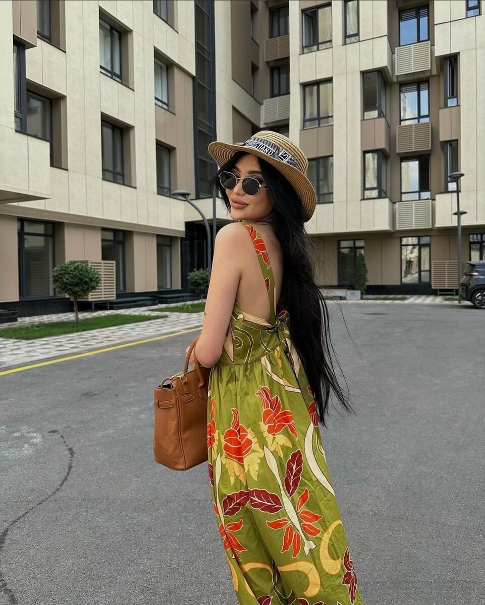 ZARA NWT XS, S, SS24 ZW COLLECTION PRINTED MIDI DRESS GREEN ZARA NWT XS, S, SS24 ZW COLLECTION PRINTED MIDI DRESS GREEN