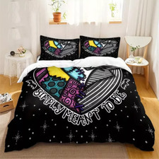 The Nightmare Before Christmas Jack  Sally Simply Meant To 3D Quilt Bedding Set