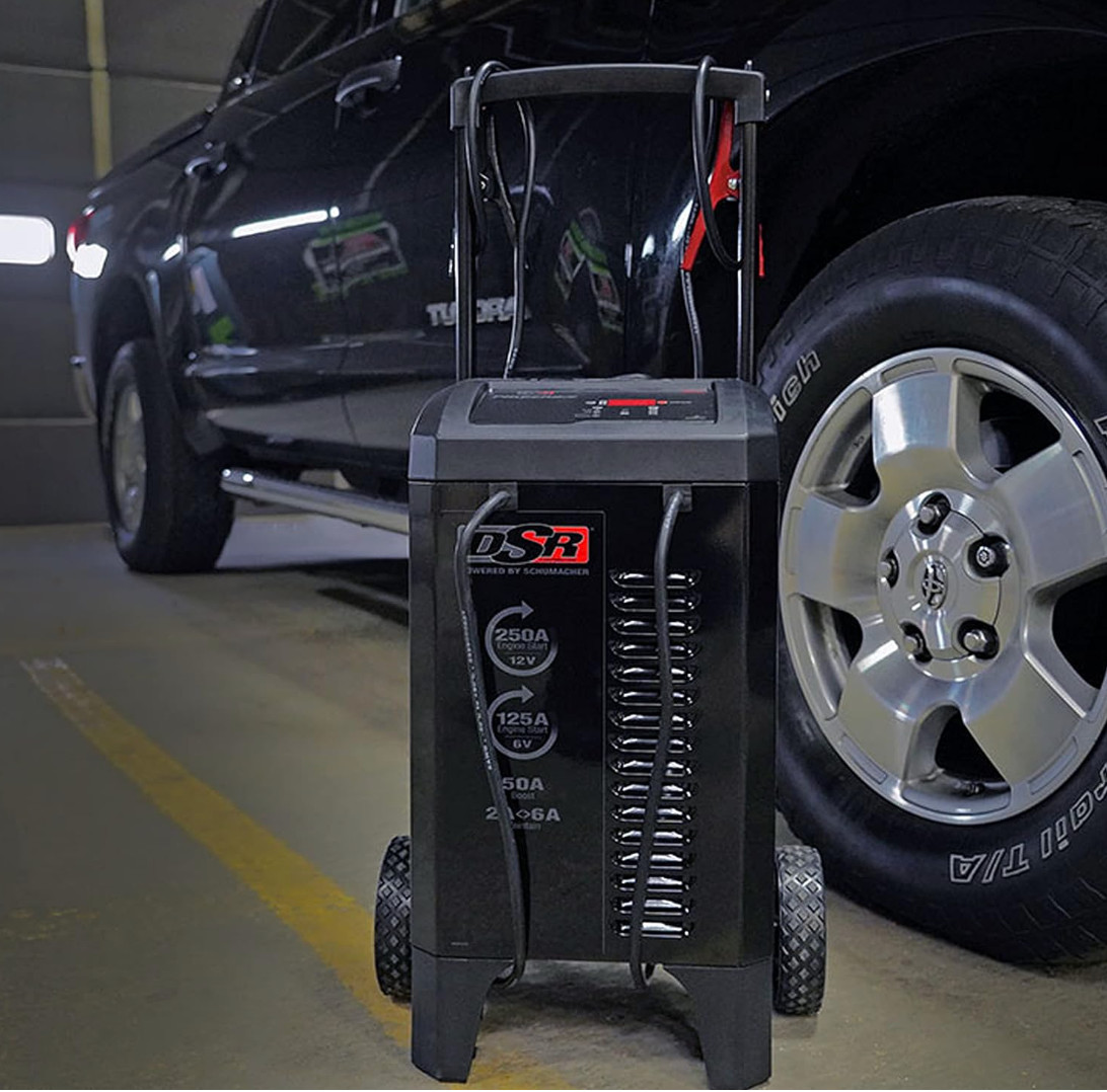 250 Amp Fully Automatic Car Battery Charger Jump Starter Maintainer Auto Shop