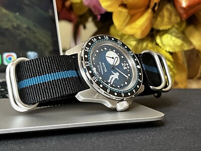 Vostok New Luna Dude / CosmoDiver 24-hour amphibian wristwatch