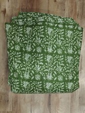 25 Yard Indian Cotton Handmade Print Fabric Sanganeri Hand Block Printed Fabric