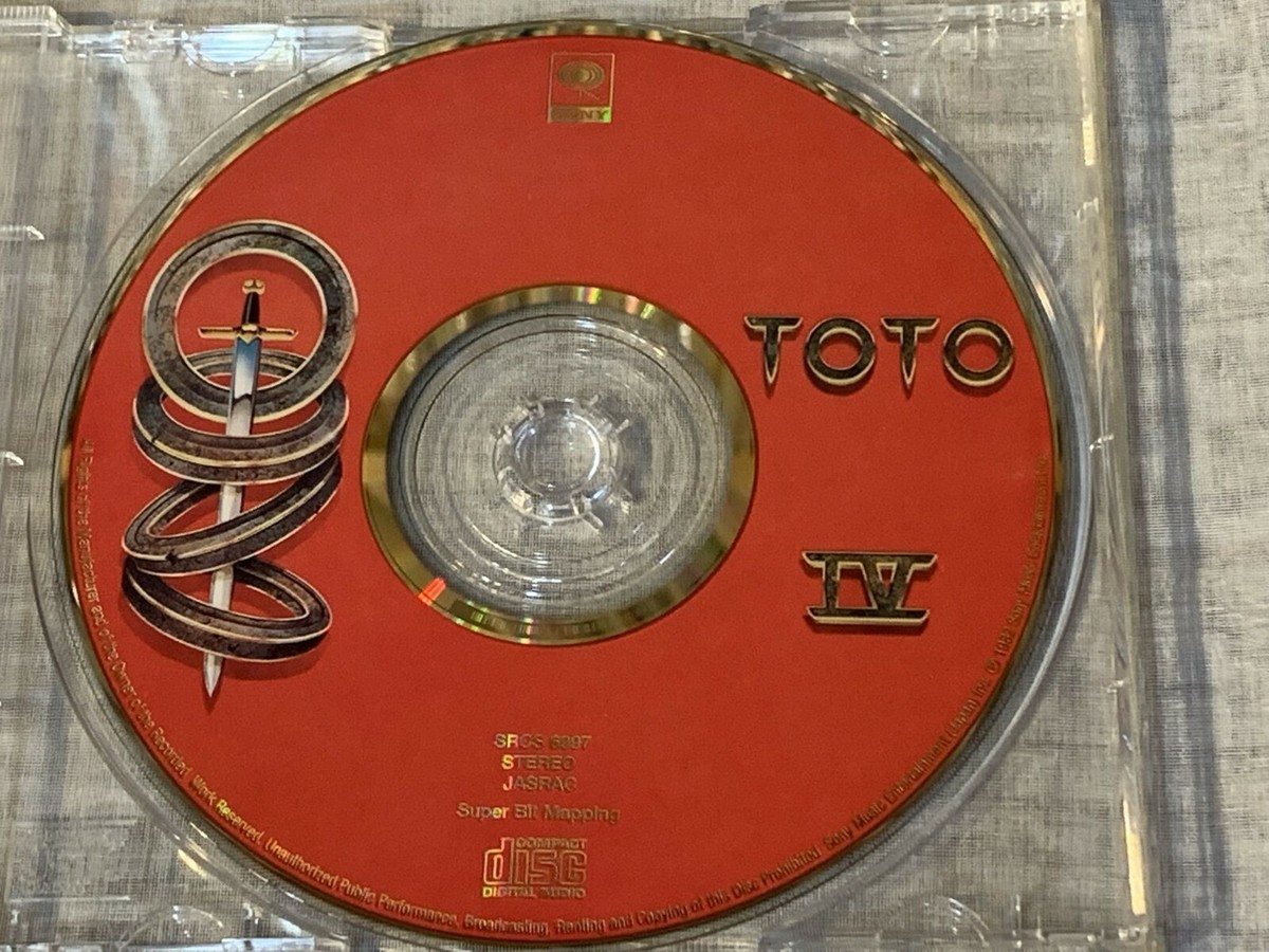 TOTO IV JAPAN 24k GOLD SBM CD SRCS6997 w/ PS Booklet +