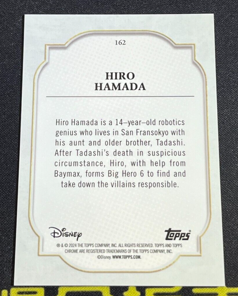 2024 Topps Chrome Disney Hiro Hamada Big Hero 6 #70/99 Green