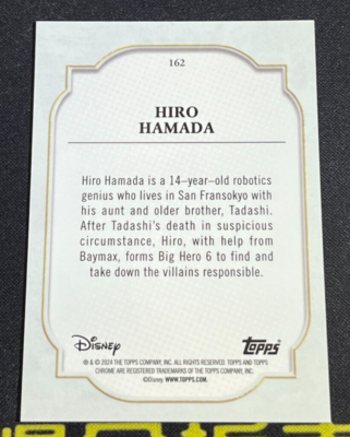 2024 Topps Chrome Disney Hiro Hamada Big Hero 6 #70/99 Green