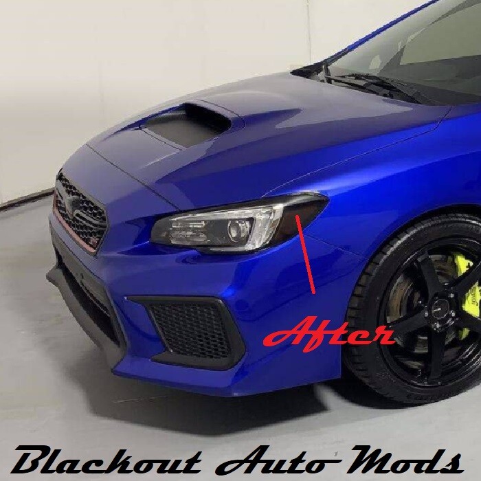 Dark SMOKE Headlight Side Marker Vinyl Overlay Fits 2015-2020