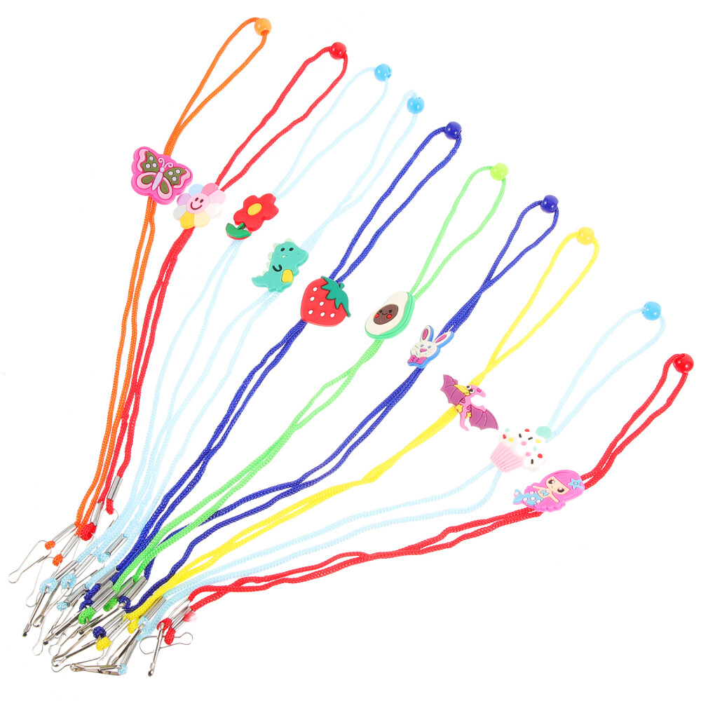 10 Pcs Children's Glasses Strap Eyeglass Cord Cartoon Straps Anti