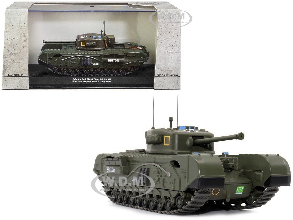 Char Churchill MK VII France 1944 - Miniature 1/72 IXO - Neuf En Boîte D'origine - Thème Militaire