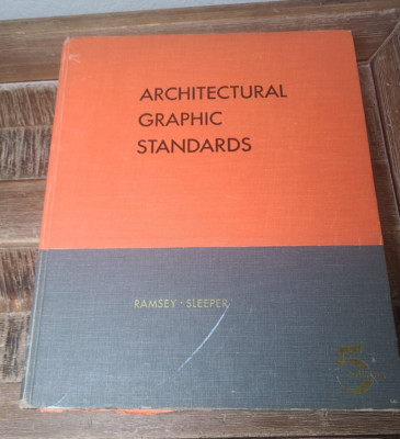1957 ARCHITECTURAL GRAPHIC STANDARDS HC RAMSEY & SLEEPER