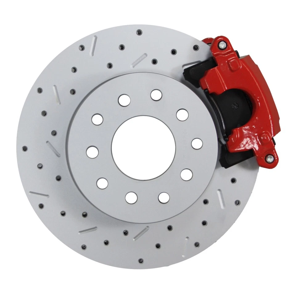 Kit de conversión de freno de disco trasero para Jeep Wrangler, Cherokee perforado Rtr rojo Clpr Foto 2 de 4