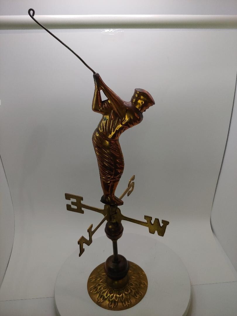 Weathervane Golfer Copper 24" Tall 9" Wide eBay