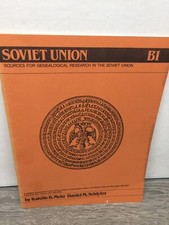 Sources for genealogical research in the Soviet Union Mehr & Schlyter VTG book