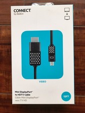 Connect by Belkin 12ft Mini DisplayPort to HDMI Cable new in box