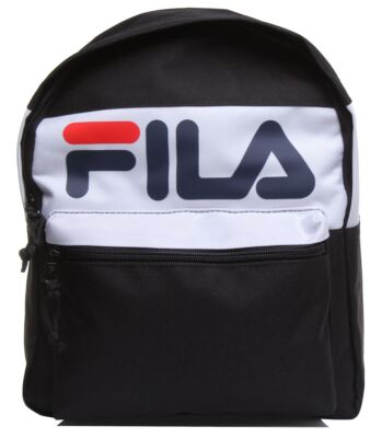 Fila Myna Mini Backpack With Front Pockt In Black White UK