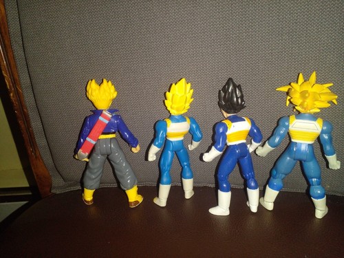 Dragon Ball Z Androids Saga Vegeta & Teen Trunks Figures Irwin Toys 2000 & 2001 - Picture 4 of 11