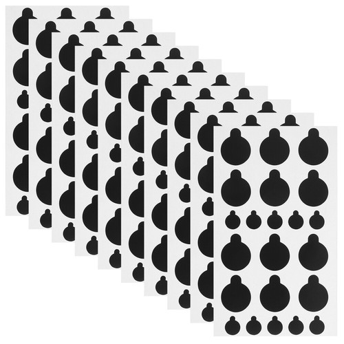 10 Sheets Blackout Sticker Stickers for Electronics Convenient Camera - Photo 9/12
