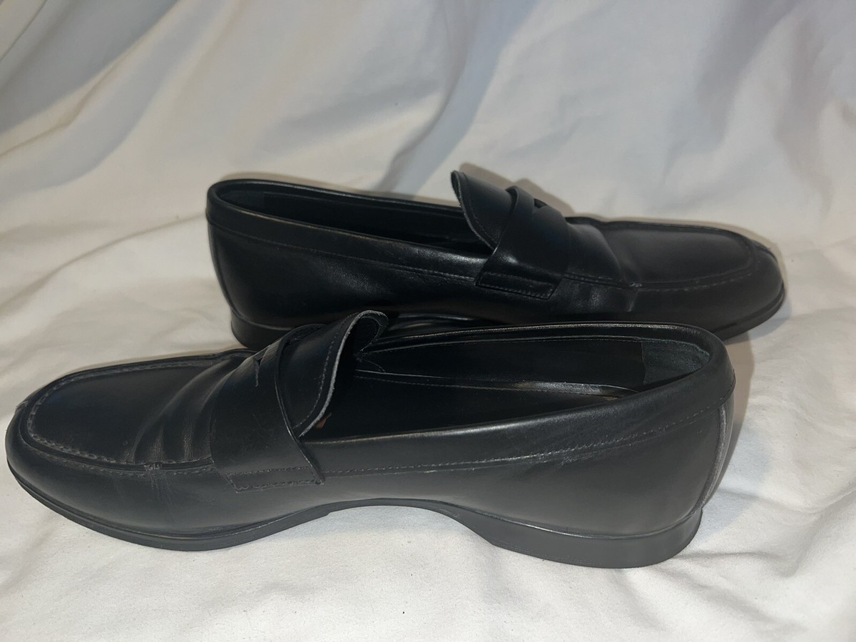 Prada Men Loafers Size US8.5 UK7.5 Black Leather Sport Rubber Sole Casual Shoe Prada Loafers Size US8.5 UK7.5 Black Leather Sport Rubber  main image 2