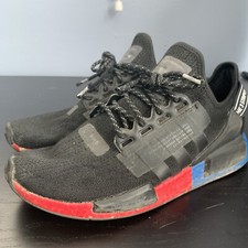 Adidas NMD R1 V2 FV9023 Men's Original Carbon Black Blue Red 9.5 Mens