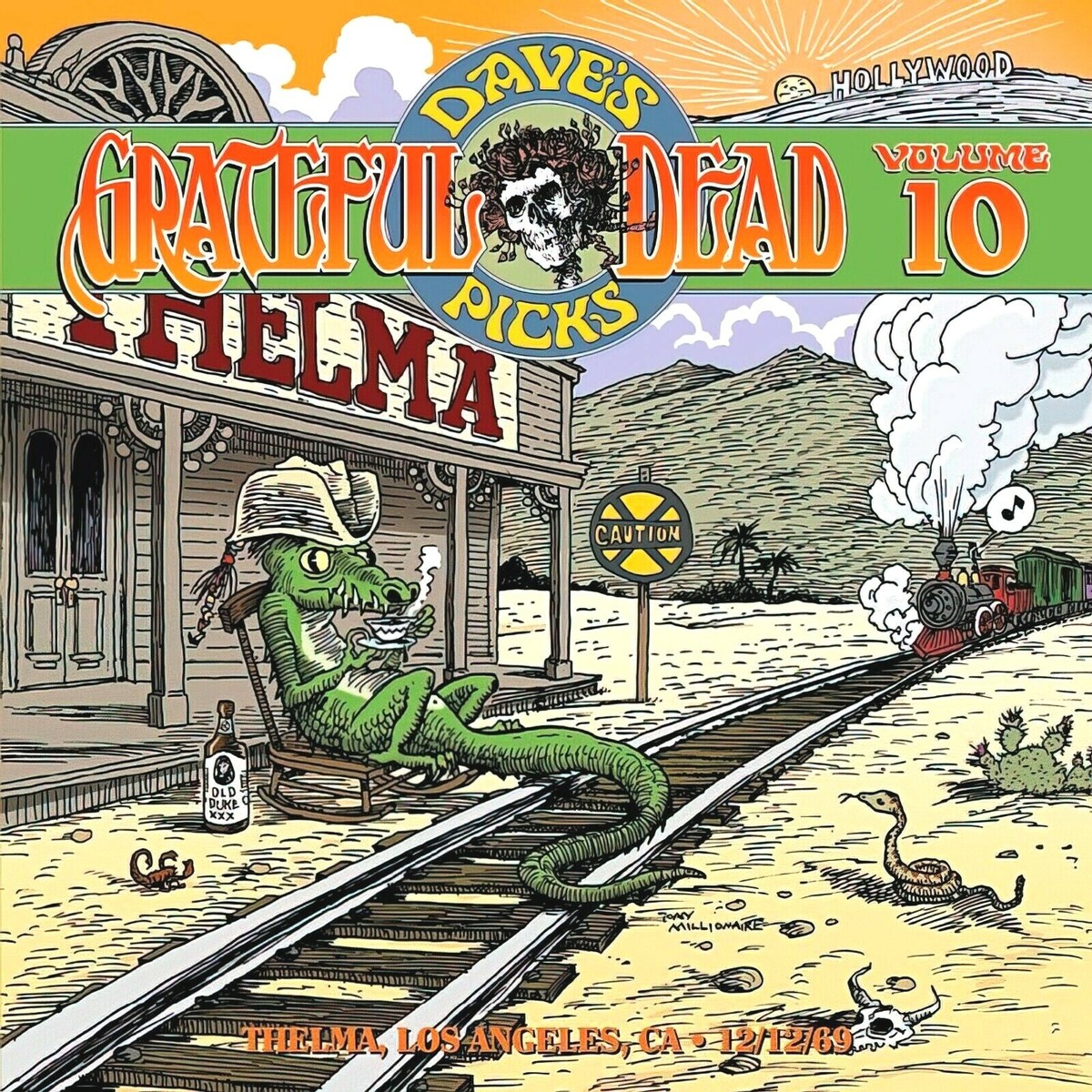 洋楽 Grateful Dead Dave's Picks Vol.10 Grateful Dead Dave's Picks Volume 10 1969 12x12 Album Cover