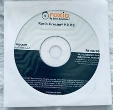 NEW Roxio Creator 9.0 DE CD / DVD Burning Recording Software Install CD SEALED