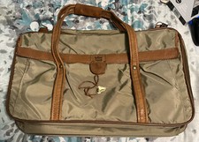 Vtg HARTMANN BALLISTIC BELTING LEATHER 3 COMPARTMENT W/keys EUC Rare Htf