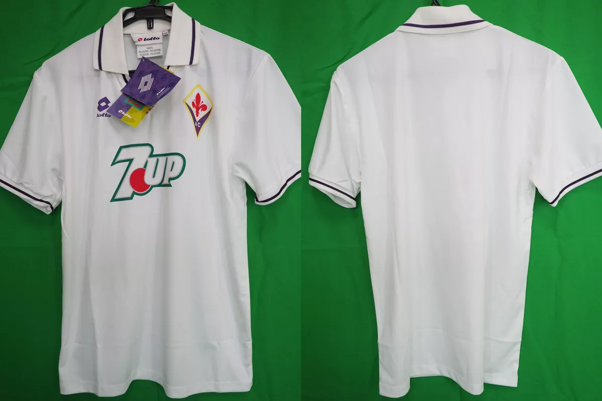 ACF Fiorentina Club Soccer Football Men's T Tee Shirt Handmade Team Sports  white