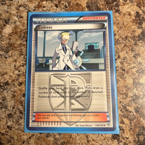 Colress 118/135 Uncommon Plasma Storm Trainer Supporter - MP Pokemon Card - Afbeelding 1 van 2