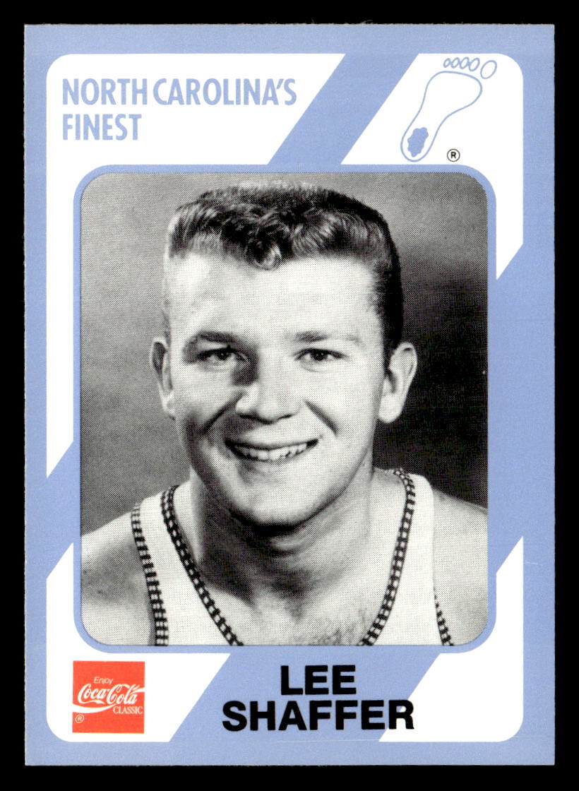 Lee Shaffer 1989 Collegiate Collection North Carolina's Finest  Card #136