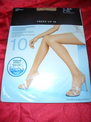 Kunert FRESH UP Feinstrumpfhose Gr. 40-42 candy transparent Collant Tights OVP