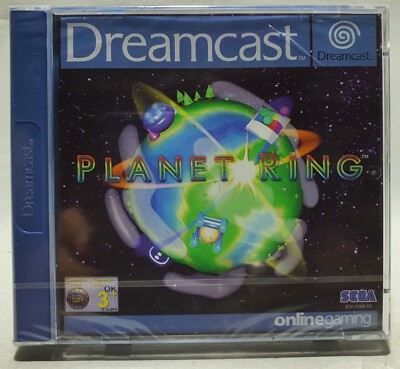 Planet Ring Sega Dreamcast PAL MK-51225-50 FACTORY SEALED W Small Deffect