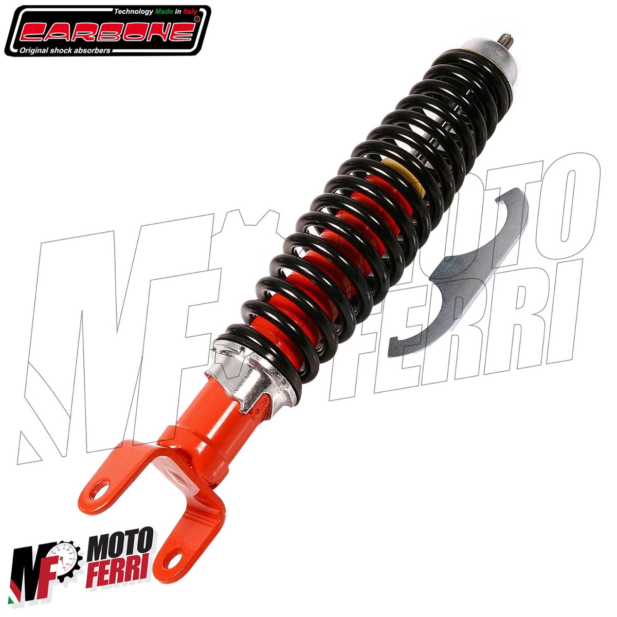 Ammortizzatore Posteriore Carbone Regolabile Rosso Nero Vespa 50 Special  125 ET3