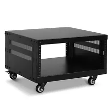19" 4U Component Rack Cabinet DJ Equipment Cabinet for Audio Video Musical
