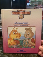 The World Of Teddy Ruxpin "All About Bears " Book